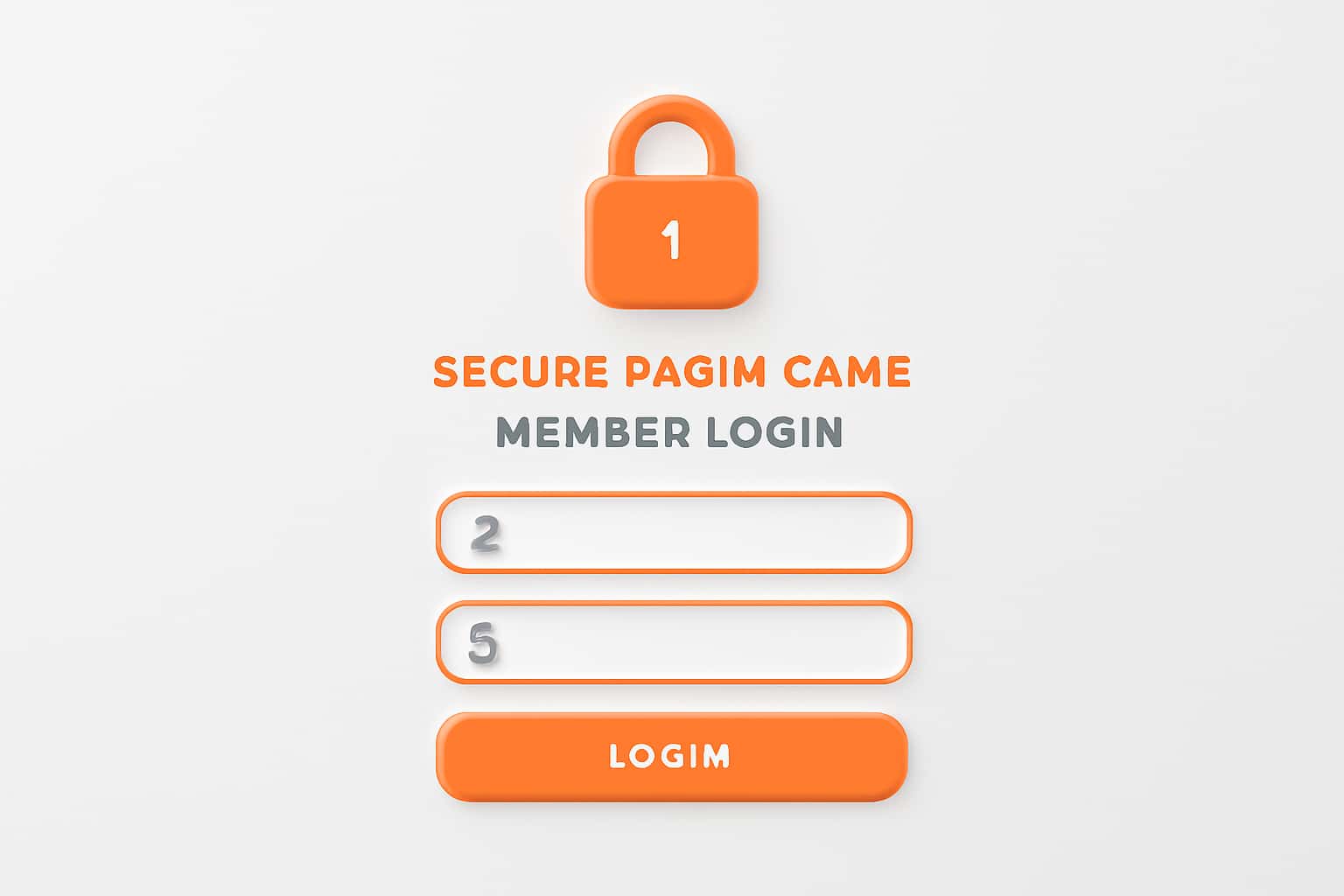Secure Paglu Game Member Login Interface