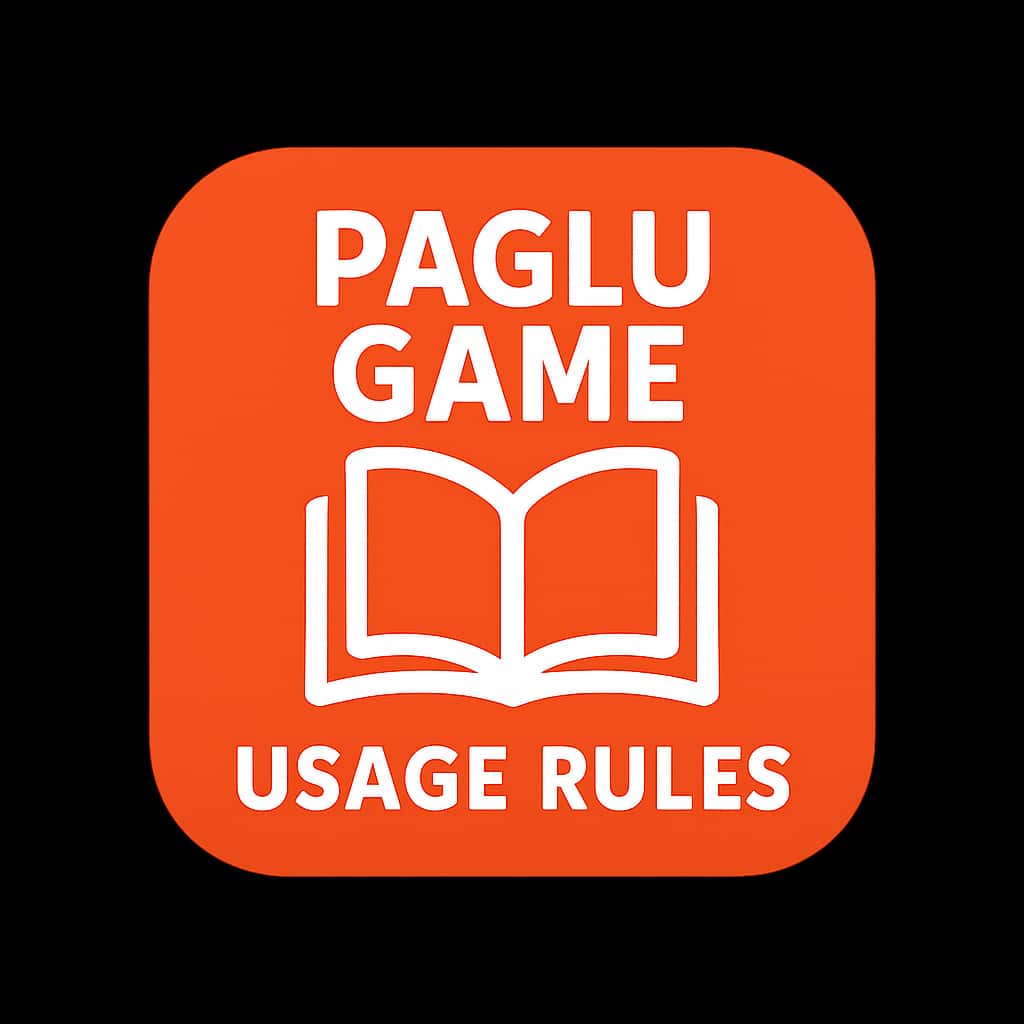 A professional badge representing Paglu Game Usage Rules.